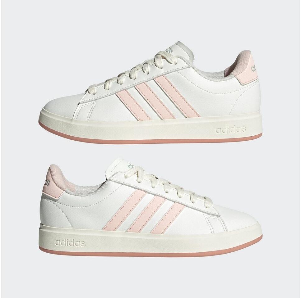 Кроссовки Adidas Grand Court 2.0 Women core white/wonder quartz/linen green met
