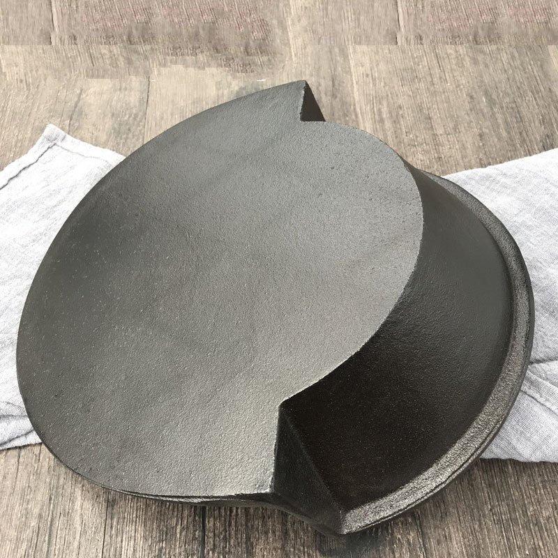 ZISIZ Cast Iron Shabu Shabu & Grill Pan