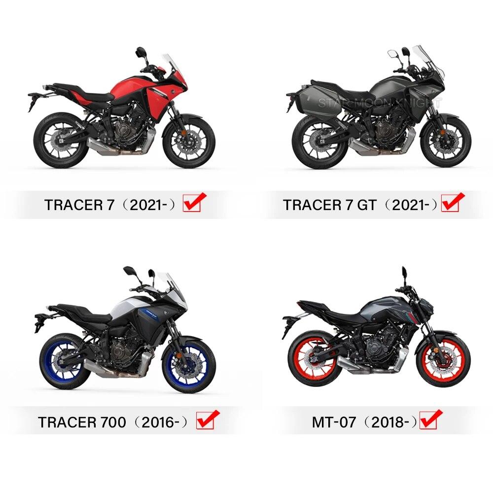 Rear Fender Mudguard Extender For YAMAHA Tracer 7 GT Tracer 700 MT-07 MT07 MT 07 2018 - 2022 Accessories Hugger Extension