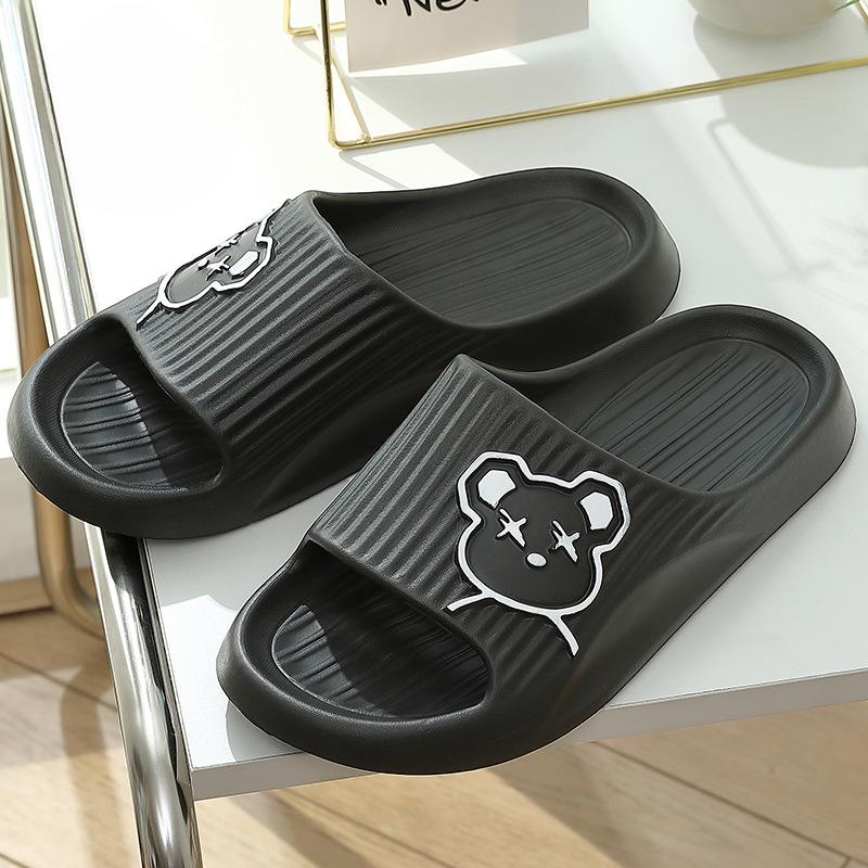 Sandalen für Damen, für den Sommer, zu Hause, im Innenbereich, zum Baden, rutschfest, mit weichem Boden, Stepping, Shit Sense, Herrensandalen