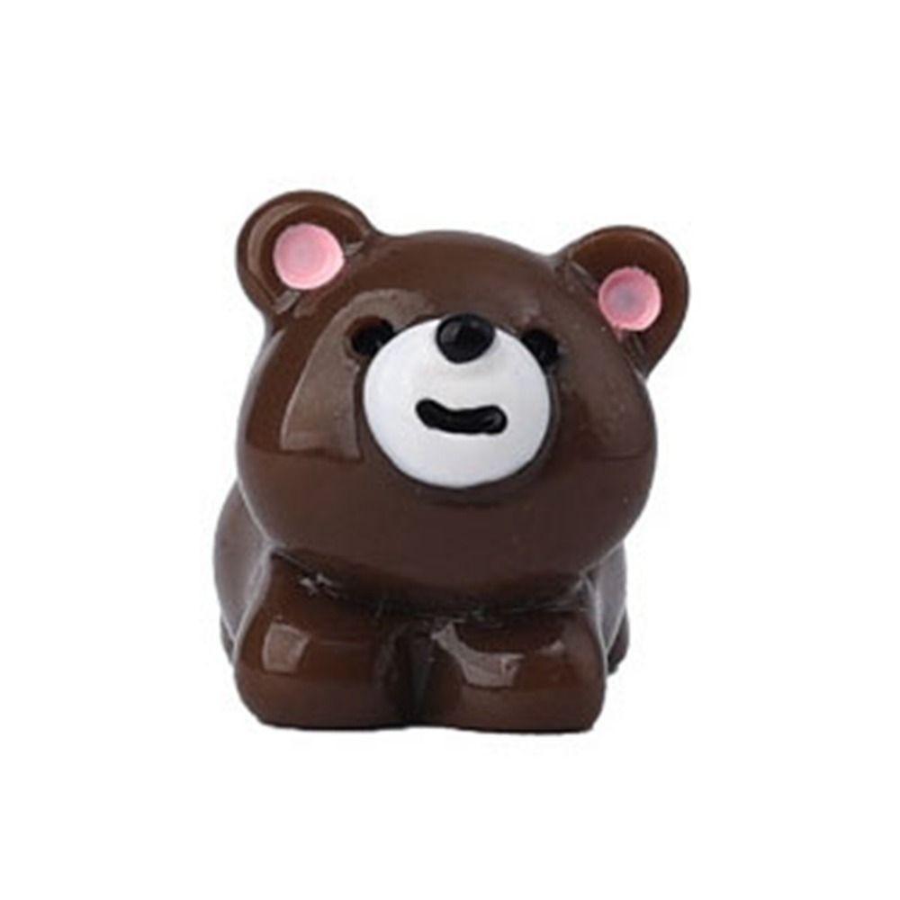 Solid Color Mini Animal Series DIY Decorations Resin Accessories Micro Landscape Car Mini Ornaments