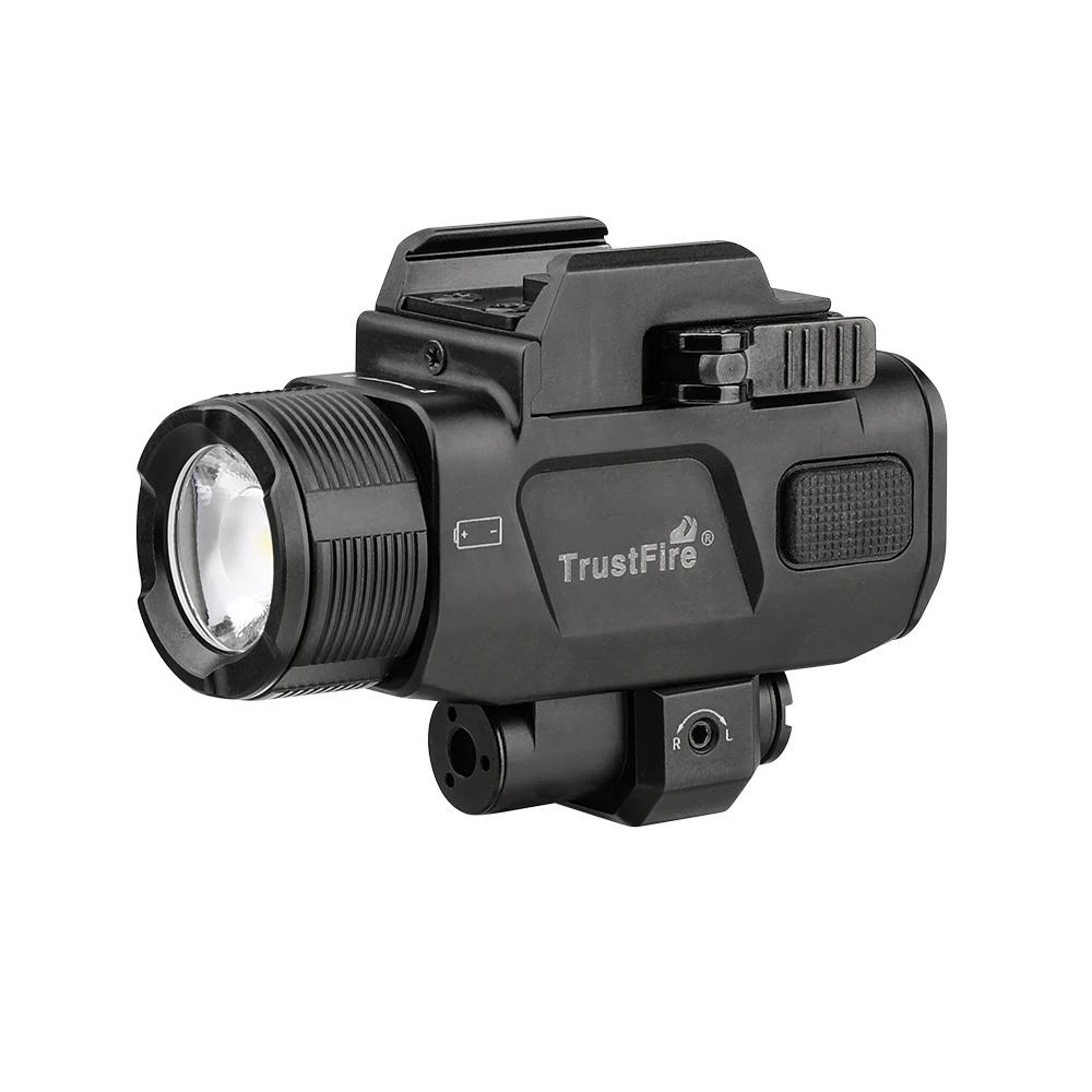 Trustfire Mini Pistol LED Flashlights 1050Lumens Quick Release 2 In 1 IP65 Rechargeable Tactical Torch for Glock