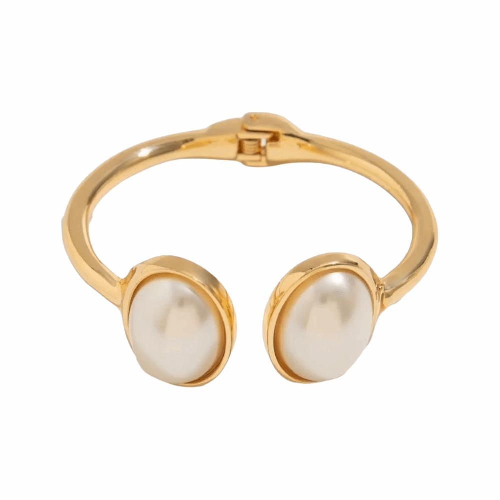 Vintage Exaggerated Punk Bangle Gold Color Geometric Bangle Trend Metal Bracelet Steampunk Style