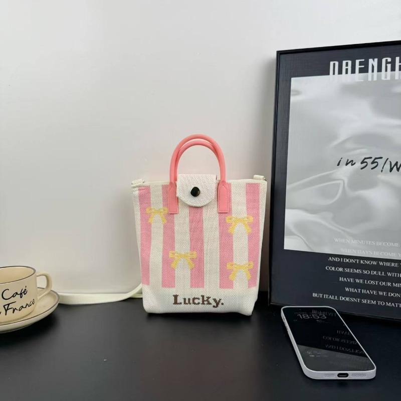 New knitted mobile phone bag, high-end handbag, women's messenger bag, adjustable versatile, convenient and large-capacity bag