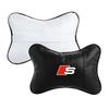 2025 Hot 1/2PCs Leather Car Interior Seat Headrest Neck Pillar Car Accessories For Audis Sline Quattro TT A1 A3 A4 A5 A6 A7 A8 Q