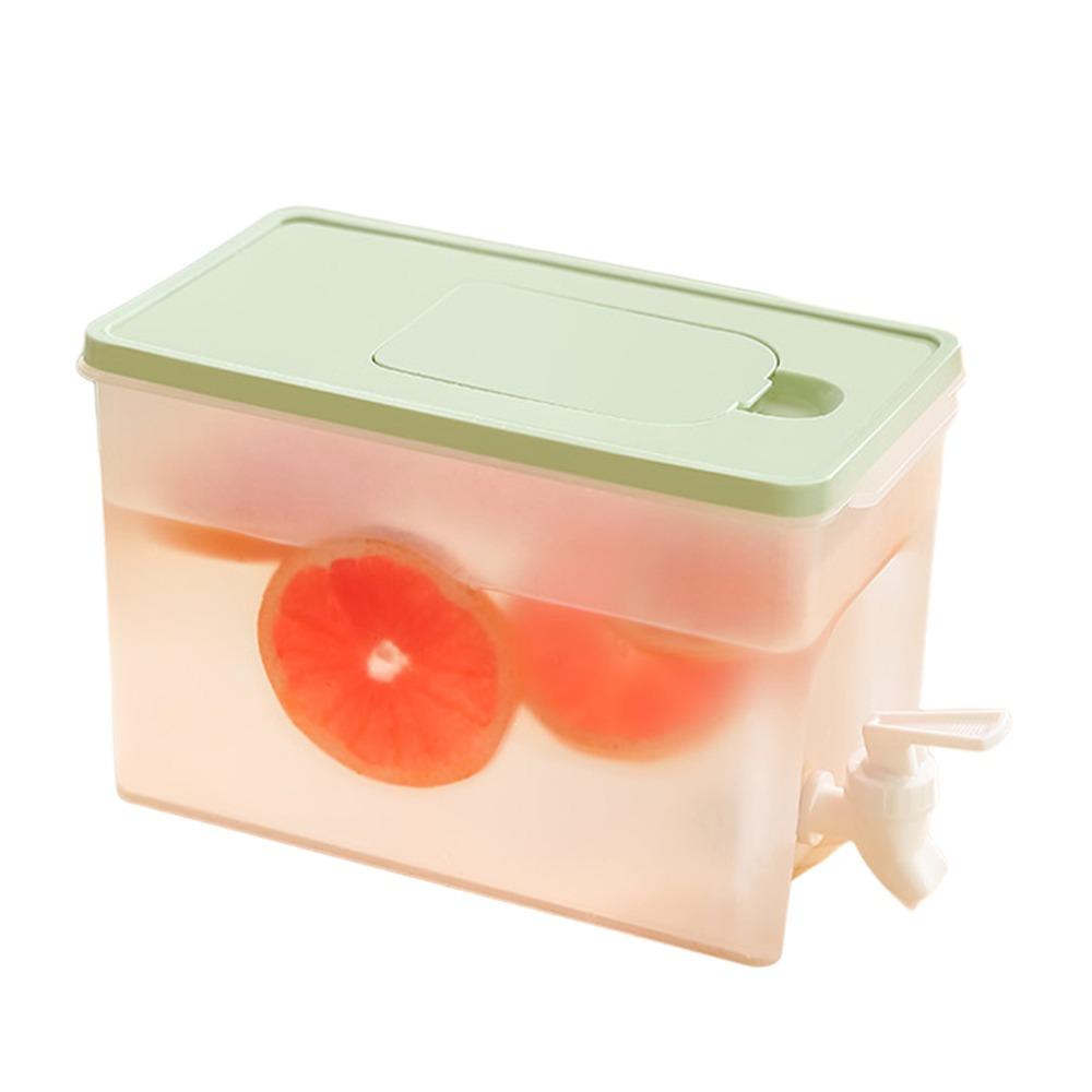 

Фільтр для резервуара для води 4 л Великої місткості Чайник для фруктового чаю та холодної води Нове відро для води та напоїв зелений