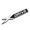 3D Metal Car Emblem Badge SDRIVE EDRIVE XDRIVE Fender Sticker For BMW E46 E39 E60 E90 F10 F30 E36 X1 X3 X6 X5 X7 Accessories QR4