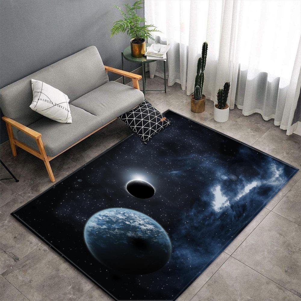 Starry Sky Carpet Feather Wind Bedroom Floor Mat