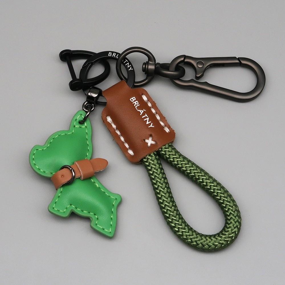 Leather Key Chain Handmade Keychain High Quality Keyrings  for Women Men