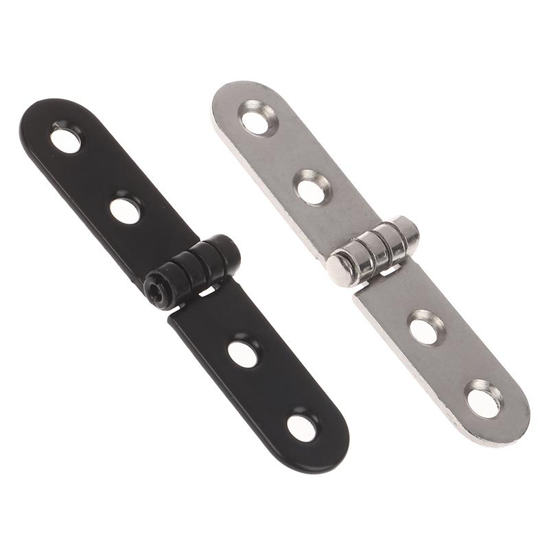 2Pcs/pack 76*15mm 180 Degree Foldable Hinge Flap Screw-On Hinges For Sewing Machine Cabinet Door Hinge Furniture Hardware