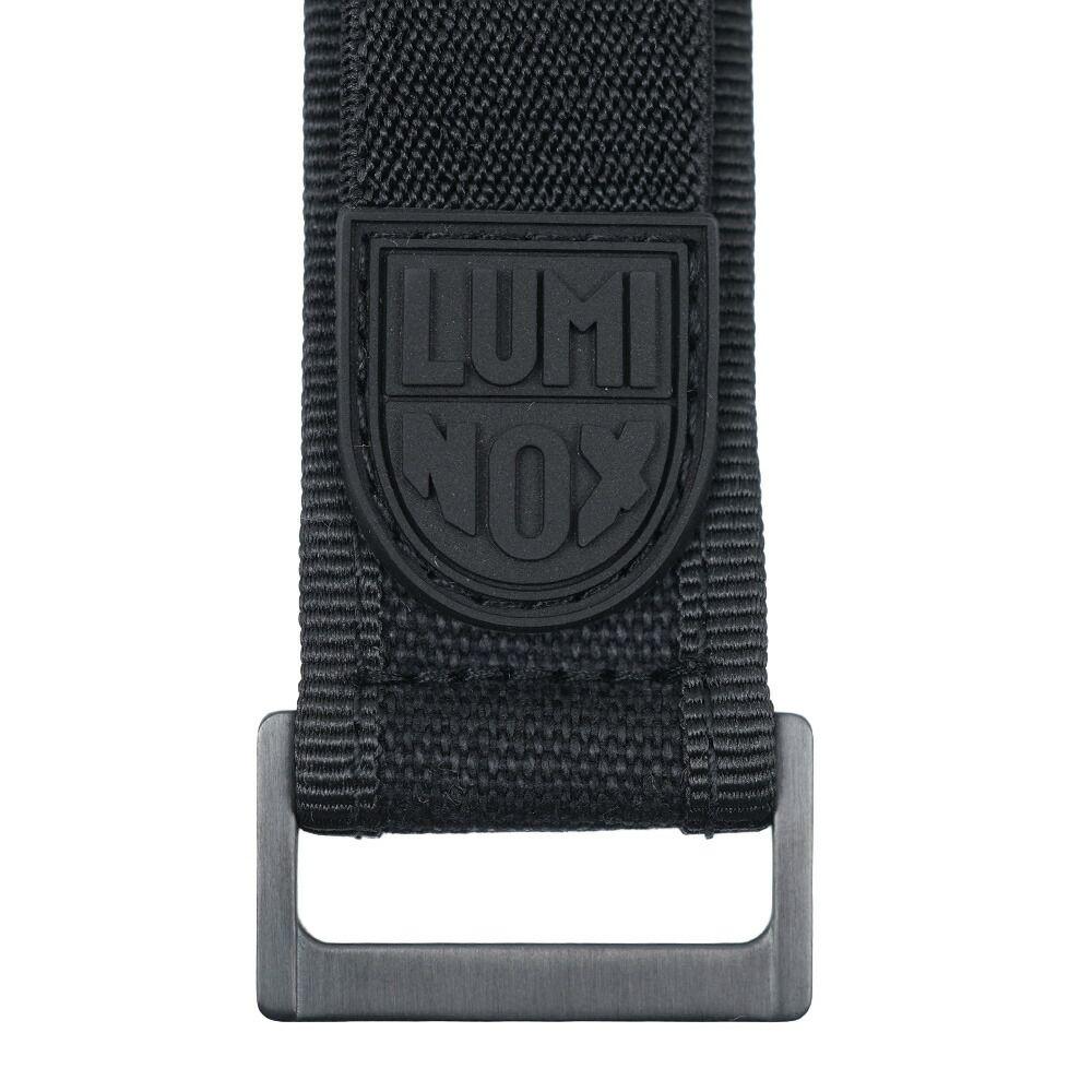 Used Luminox Watch Replacement Belt Strap Band 22mm Navy Seal Velcro Rubber Logo Black Men's LUMINOX FNX.3900.29B.K Navy SEAL Velcro Black