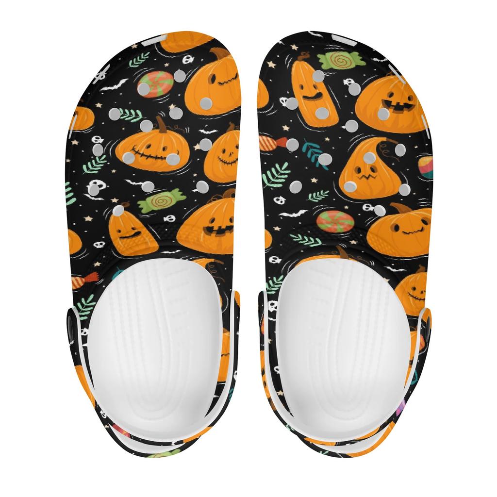Women Men EVA Slip On Clogs Printed Lightweight Breathable Garden Shoes Beach Pool Bathroom Home Casual Sandals