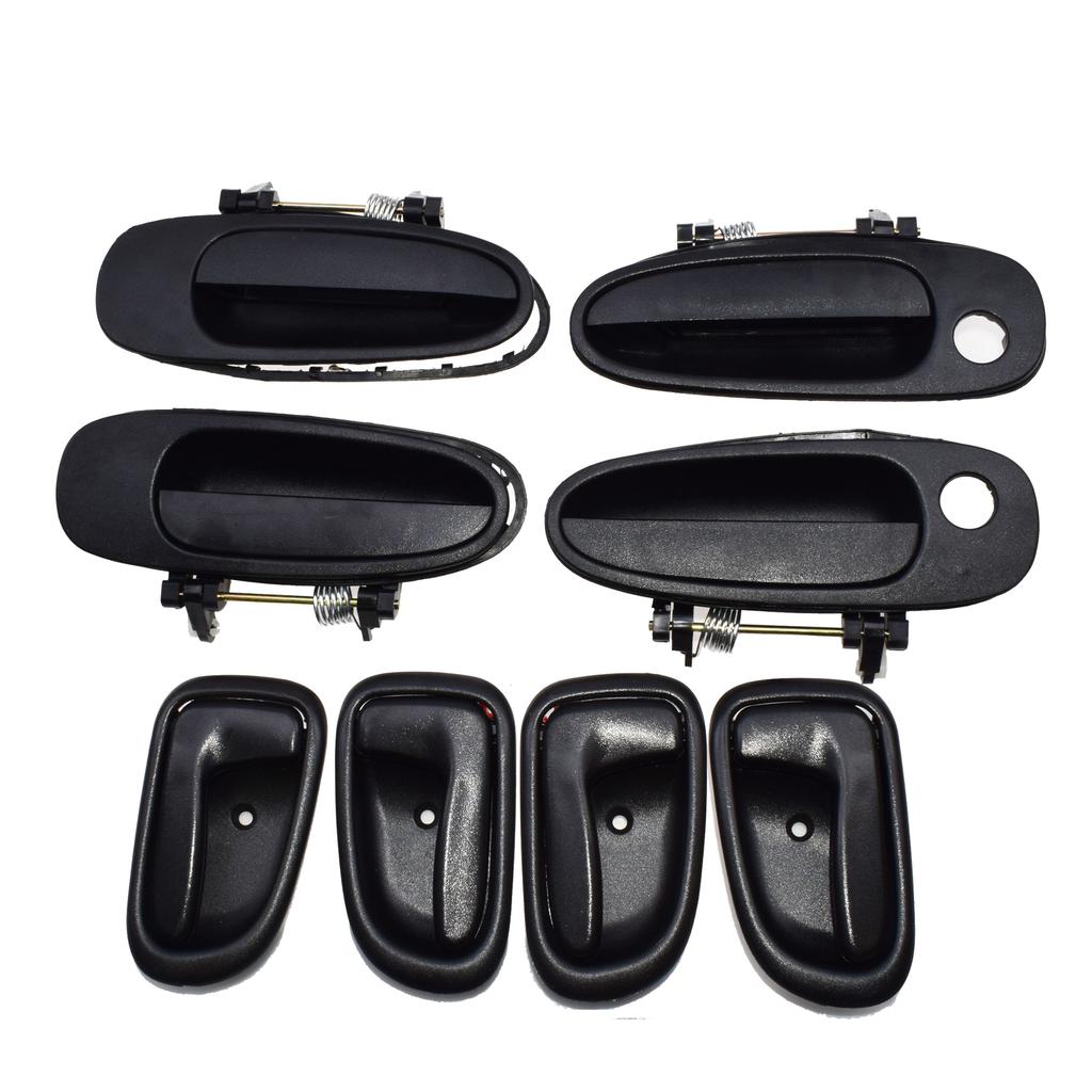 4/ 8/ 9 Pcs Car Outside or Ide Door Handle Front Rear Left Right or W./ Door Lock For Toyota Corolla 1993 1994 1995 1996 1997