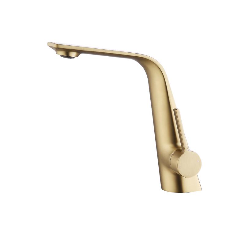SHKL Brushed Gold Basin Faucet