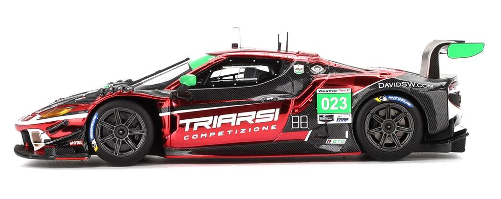 BBR COMPETITION Series Scale Finished Ferrari 296 GT3 IMSA Daytona 24 Hours 2023 Triarsi Competizione 1/43 #023