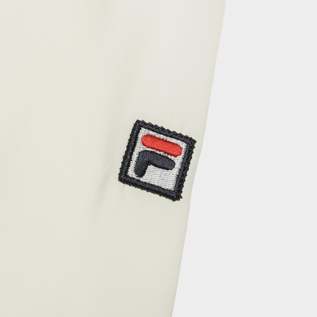 Fila Modern Heritage Classic Business UV Resistant Hooded Woven Jacket Women Jackets Steam-White F11W431709F-IV