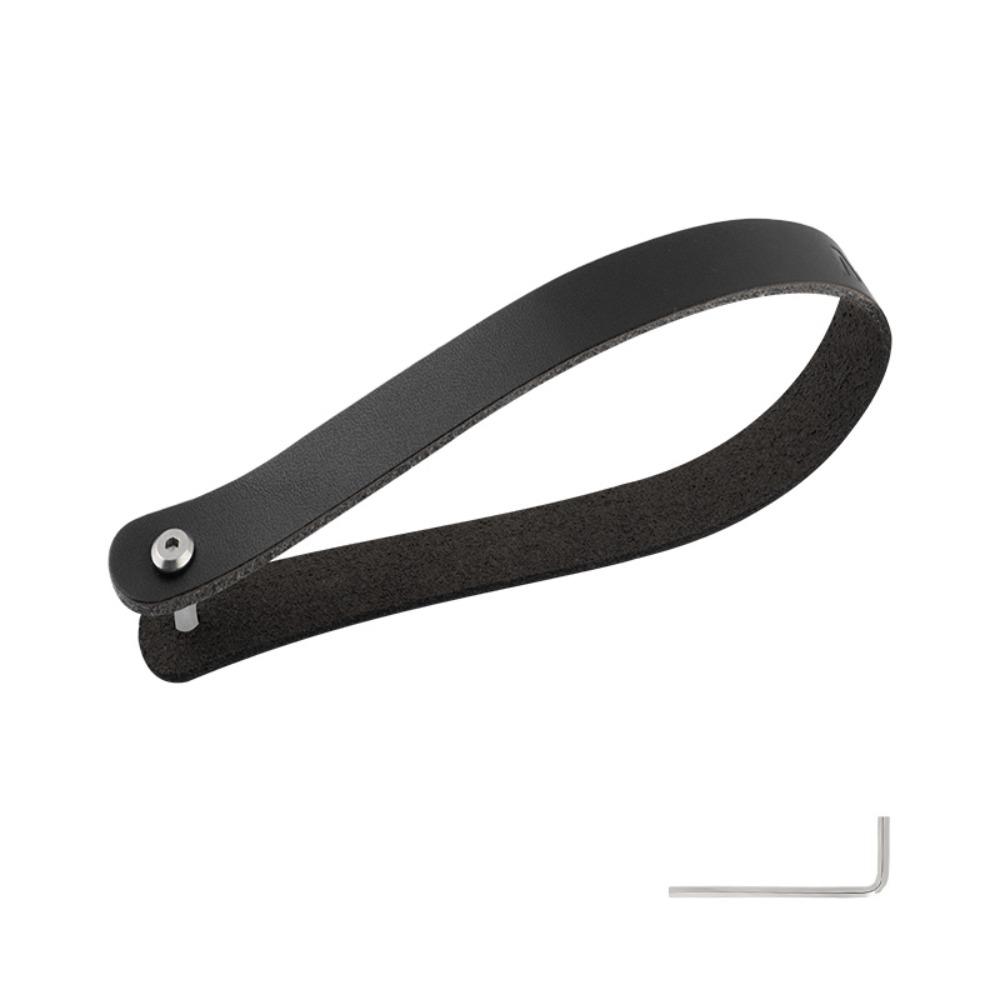 Cowhide Folding Bike Head Bag Pull Belt Bike Frame Stem Pull Ring  Bike Frame Protection