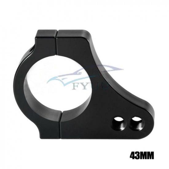 1x Hliníkový držák vidlice tlumiče řízení motocyklu 43mm Snížení vibrací páky