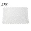 White Lace Doilies for Home Decor Retro Placemat, Floral Doilies, Embroidered Table Mat, Breathable Fabric Tray Cloth Sheer Mesh Doily Tea Cup, Vase,