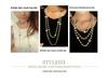 Rose Gold Four-Leaf Clover Double-Layer Pearl Necklace