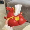 Figure Model Horse Tissue Storage Box Doll Toy Zodiac Horse Model Toy Home Decoration