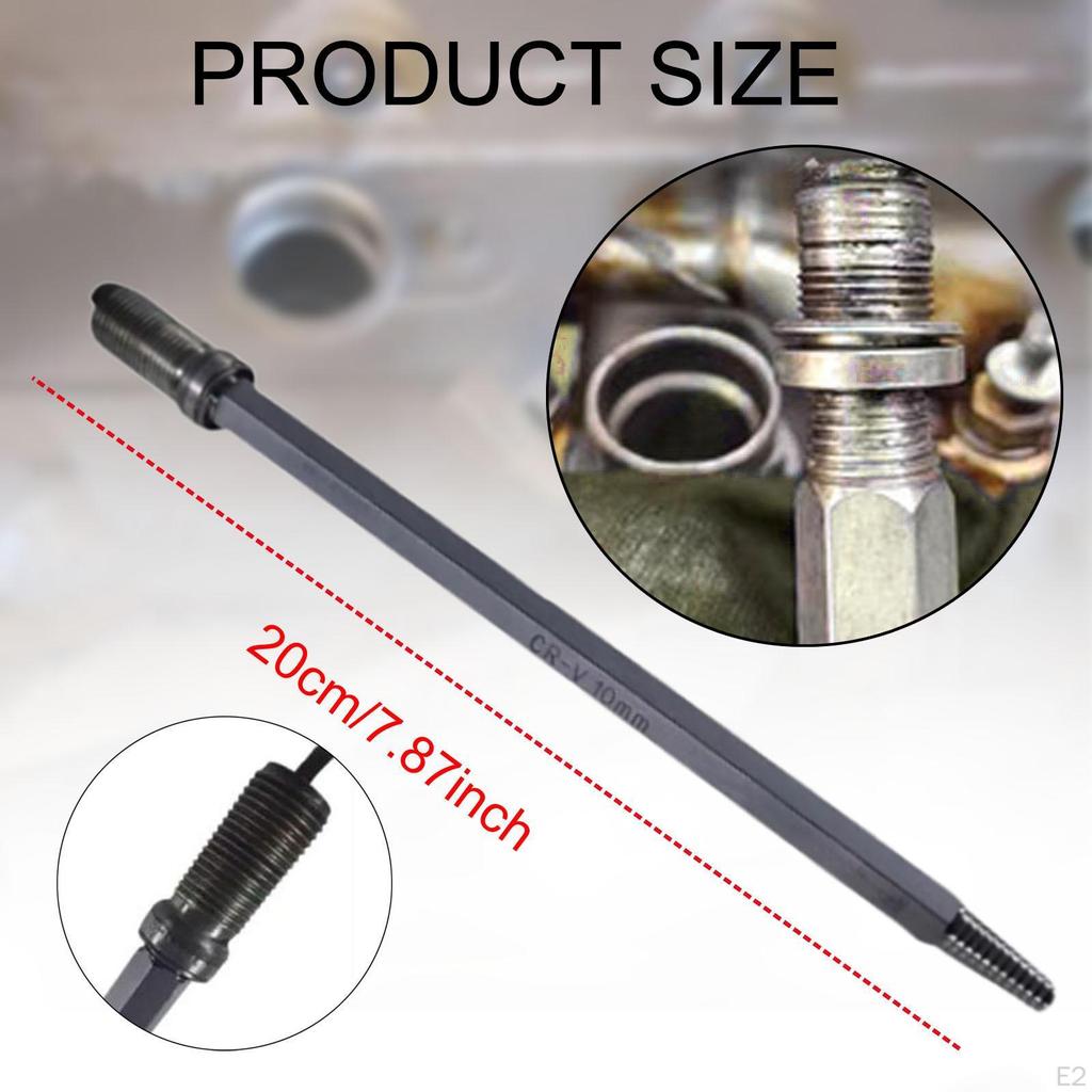 Broken Spark Plug Removal Tool,Damaged Screw Remover Steel Compact Hexagonal Grip for Automobile
