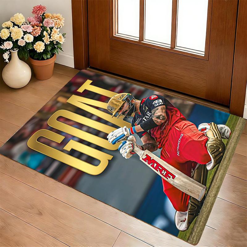 Cricket Legend Living Room Nonslip Area Rug Soft Carpet For Bedroom Game Playroom Sofa Office Home Decor Doormat Christmas Gift C10248