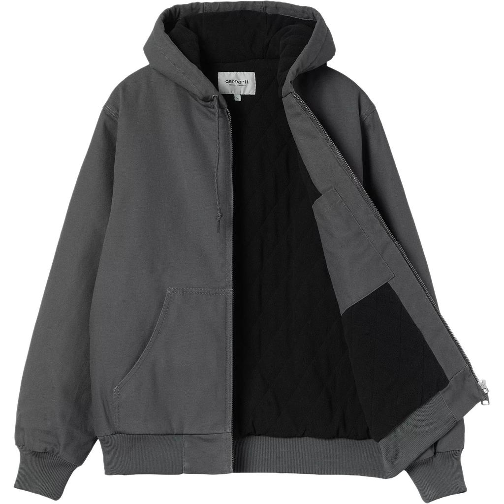 Carhartt WIP Active FW25 Jacket Classic Kangaroo Pocket Square Label Long Sleeve Jacket Men Jacket I023083-87-01