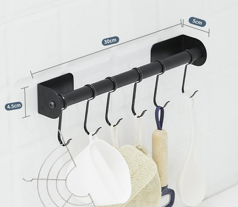 

Стеллажи для хранения кухонной утвари, настенные металлические лопатки без отверстий, полки для организации полотенец для ванной комнаты