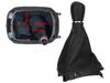 Seat Leon I 99-06 SCHWARZER Schaltknauf + Manschette mit Rahmen 5 Gänge
