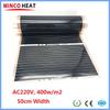 MINCO HEAT Alle Größen 400W/m² Infrarot-Heizfolie Warme Matte für Fußbodenheizungssystem Hohe Temperatur