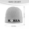 South Korea Flag Warm Knitted Cap Winter Knit Bonnet Hat Skullies Beanies Hip Hop Caps for Unisex