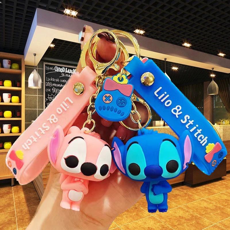 Cute Silicone Doll Keychain For Car And Bag Decoration