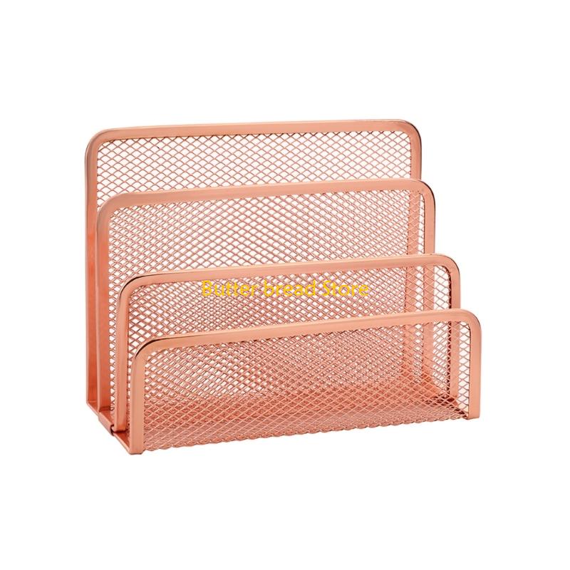 

W89C Desktop File Organizers Metal Mesh Magazine Stand Mail Stand for Desk 3 Slot File Sorter Organizers Rack 173x80x135mm China Mainland
