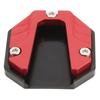Motorcycle Side Stand Plate Pad High Strength Kickstand Pad Plate Support Accessory Red