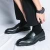 Cheap Large Size Casual Open Smile Foot Leather Shoes Formal Small Leather Shoes