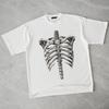 Streetwear Skelett Grafik T-Shirt Baumwoll-T-Shirt Unisex Oberteile T-Shirts Kurzarm T-Shirt