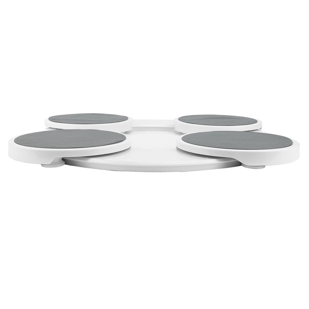 Esstisch Drehteller Wiederverwendbare Tischplatte Schiebeschienen Manuell Drehbarer Tablett Runde Servierplatte für Kit