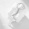 EUEAVAN St Christopher Cross Keychain Stainless Steel Gold Silver Color Christian Faith Pray Keyring Catholicism Amulet Jewelry