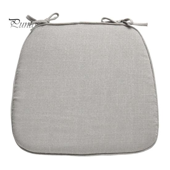 

Подушка из губчатой пены с эффектом памяти, с двойным нескользящим дизайном, утолщенная, съемная, моющаяся, в форме лошадиного копыта, подушка для офисного стула, ягодицы, однотонная, для столовой A серый