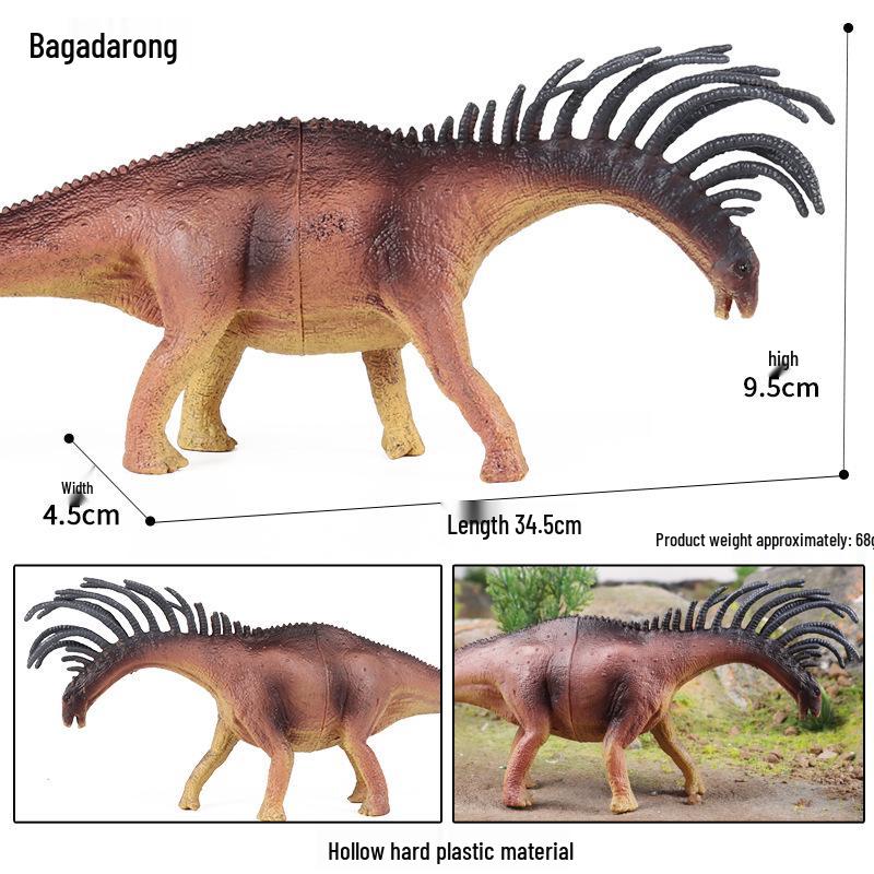 Cretaceous Ligabueino Dinosaur Model Toy - Hard Plastic Animal Figure for Kids