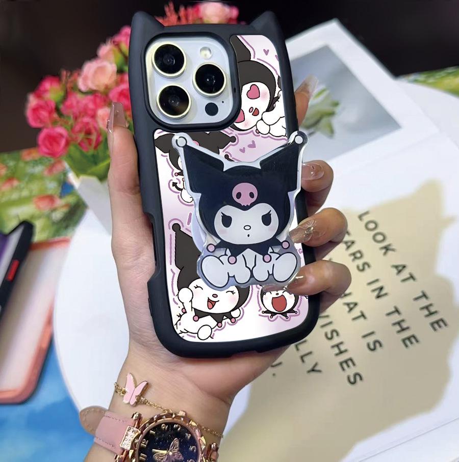 Sanrio Kuromi Stand Black Phone Case for Apple 11