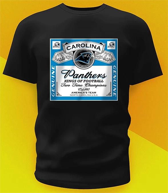 Carolina Panthers King Of Football Shirt Adult Sizes 6XL 2 Youth size Fast Ship 4XL