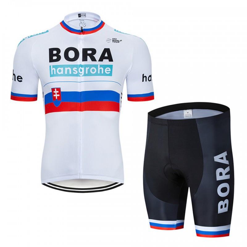 Mens Cycling Jersey Bib Shorts Set Breathable Mesh Bike Outfit Road
