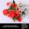 5 Heads Simulated Rose Curled Small Artificial Rose Flowers New Vintage Silk Rose  Home Decor