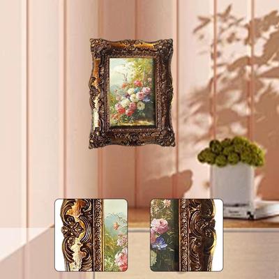 Retro Design Photo Home Decor Display Desk Collection Ornament Picture Frame Holder for Gift