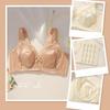 Lingerie Women's Full-cup Thin Bra Adjustable Anti-sagging and Breast Retraction Large-sized Bra Push Up Bra