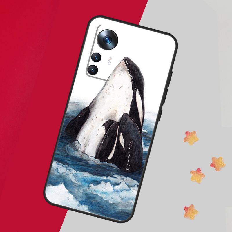 Killer Whale Orca For POCO X5 X3 Pro M5 M5s F4 X4 F3 F5 Case For Xiaomi 13 13T Pro 12 Lite 12X 11T 12T 14 Pro