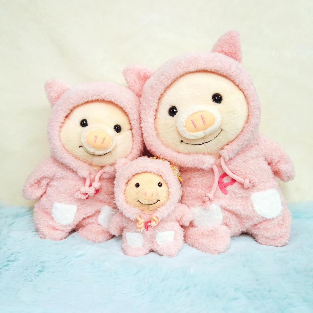 Naitou Design Pooton Plush Toy M Kigurumi Pajamas Height when sitting: approx. 22cm