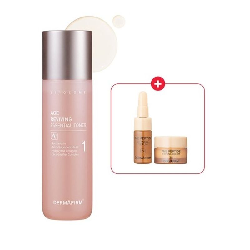 Age Reviving Essential Toner A4 200ml (Free gift: 5ml peptide serum + 7g cream)